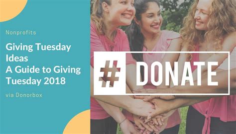 giving tuesday ideas for nonprofits